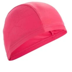 Bonnet De Bain En Tissu Maille Rose Taille S Et L -Nabaiji 8277368