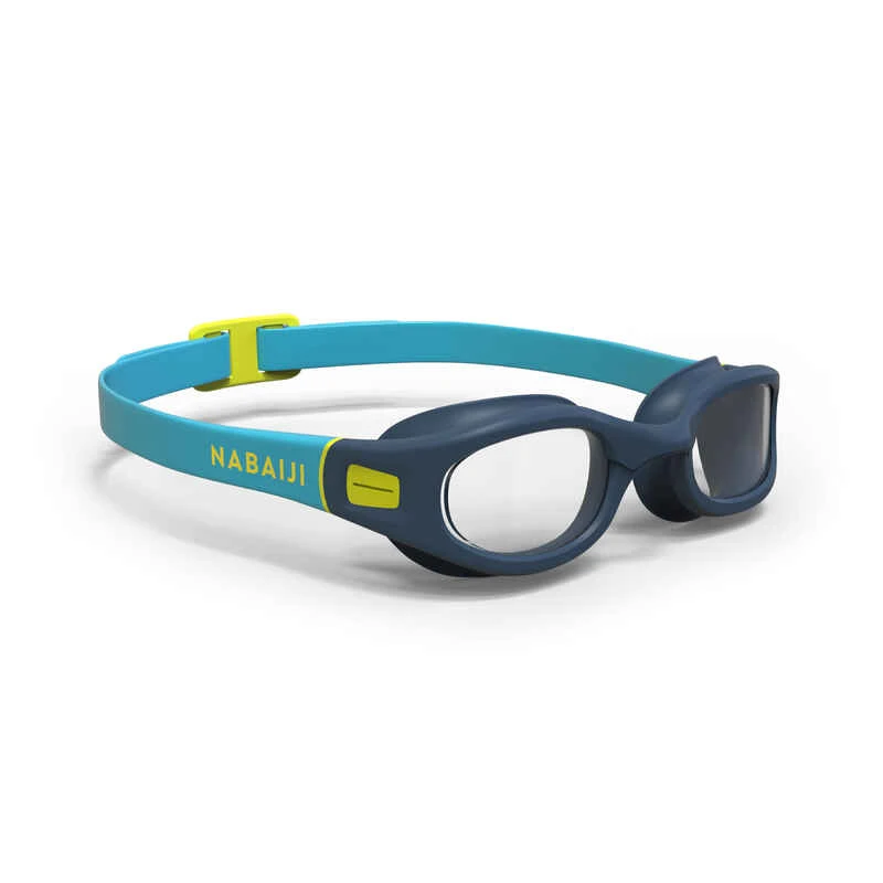 Lunettes De Natation 100 Soft - Taille S - Verres Clairs - Bleu Jaune 6 Lunettes De Natation 100 Soft - Taille S - Verres Clairs - Bleu Jaune – Image 6