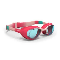 Lunettes De Natation - Xbase Dye S Verres Clairs - Bleu Orange -Nabaiji 8731880