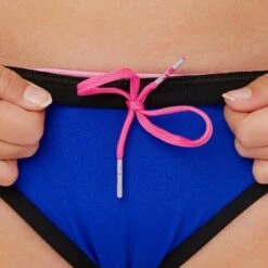 Bas De Maillot De Bain De Natation Fille Résistant Au Chlore Jade Bleu Noir -Nabaiji bas de maillot de bain de natation fille resistant au chlore jade bleu noir 4