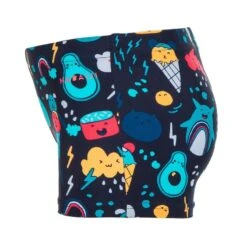 BOXER DE BAIN BEBE / ENFANT BLEU IMPRIME -Nabaiji boxer de bain bebe enfant bleu imprime 3