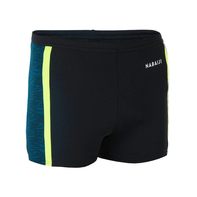 Boxer De Bain Natation Homme - Yoko - Noir/ Jaune / Bleu 2 Boxer De Bain Natation Homme - Yoko - Noir/ Jaune / Bleu – Image 2