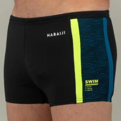 Boxer De Bain Natation Homme - Yoko - Noir/ Jaune / Bleu 7 Boxer De Bain Natation Homme - Yoko - Noir/ Jaune / Bleu -Nabaiji boxer de bain natation homme yoko noir jaune bleu 2