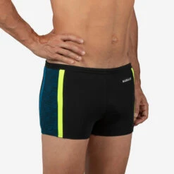 Boxer De Bain Natation Homme - Yoko - Noir/ Jaune / Bleu 8 Boxer De Bain Natation Homme - Yoko - Noir/ Jaune / Bleu -Nabaiji boxer de bain natation homme yoko noir jaune bleu 3