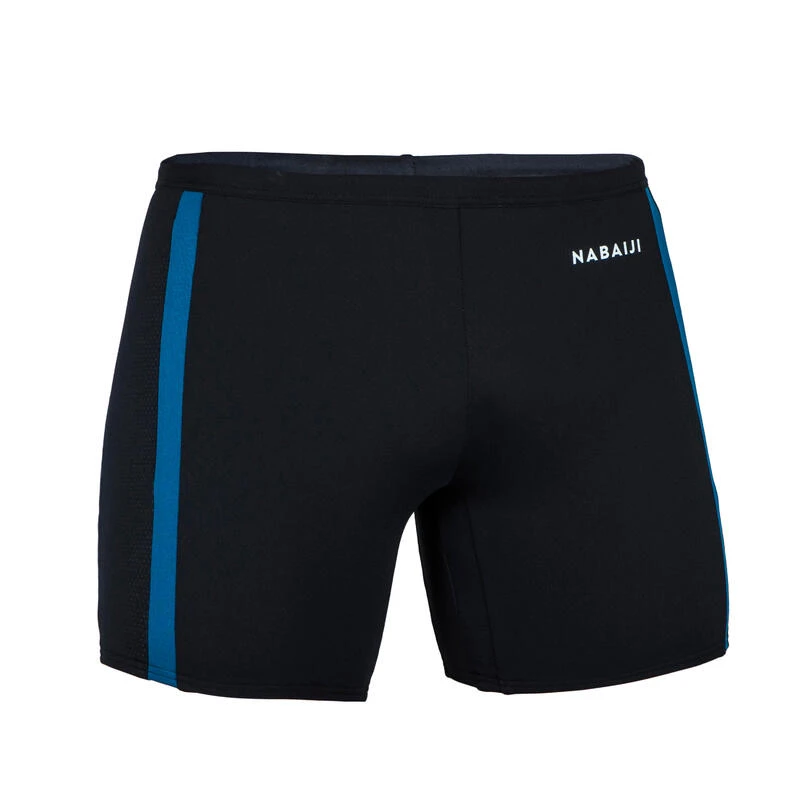 Boxer De Bain Natation Long - Yoko - Noir / Gris / Bleu 1 Boxer De Bain Natation Long - Yoko - Noir / Gris / Bleu