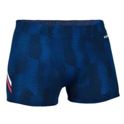 Boxer De Natation Homme - Fiti - Bleu / Blanc / Rouge