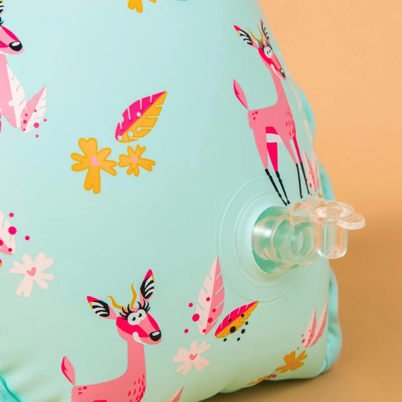 Brassards Piscine Vert Imprimé "Gazelle" Intérieur Tissu Enfant 15 -30 Kg 4 Brassards Piscine Vert Imprimé "Gazelle" Intérieur Tissu Enfant 15 -30 Kg – Image 4