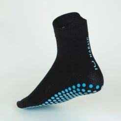Chaussettes De Piscine - Antibactériennes - Noir/Turquoise -Nabaiji chaussettes de piscine antibacteriennes noirturquoise 2