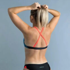 Haut De Maillot De Bain De Natation Femme Jana Bleu Multicouleurs -Nabaiji haut de maillot de bain de natation femme jana bleu multicouleurs 2