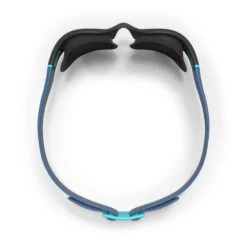 Lunettes De Natation Verres Fumés Taille L SOFT Noir Bleu -Nabaiji lunettes de natation 100 soft taille l noir bleu verres fumes 4