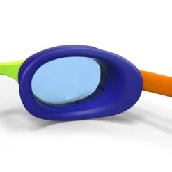 Lunettes De Natation - Xbase Dye S Verres Clairs - Bleu Orange -Nabaiji lunettes de natation 100 xbase taille s dye rose bleu 4