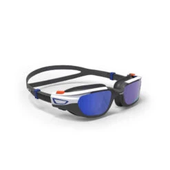 Lunettes De Natation Verres Miroir SPIRIT Taille S Blanc Noir