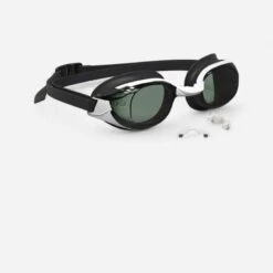 Lunettes De Natation Correctrices - Bfit Verres Fumés - Noir / Blanc