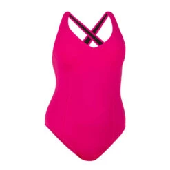 Maillot De Bain 1 Pièce De Natation Femme Pearl Rose Fushia -Nabaiji maillot de bain 1 piece de natation femme pearl rouge 6