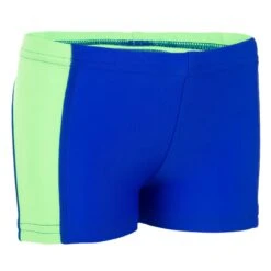 Maillot De Bain Bébé Boxer Titou Yoke Bleu Vert