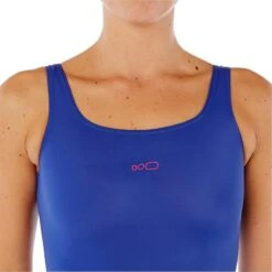 Maillot De Bain De Natation Femme 1 Pièce Heva Bleu -Nabaiji maillot de bain de natation femme 1 piece heva bleu 4