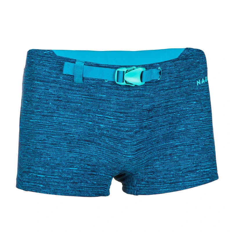 Maillot De Bain Natation Garçon - Boxer 100 Kibelt - Chin Bleu - Avec Boucle 5 Maillot De Bain Natation Garçon - Boxer 100 Kibelt - Chin Bleu - Avec Boucle – Image 5