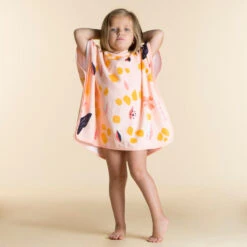 Poncho De Bain Coton Bébé - Girafe Blanc Rose 7 Poncho De Bain Coton Bébé - Girafe Blanc Rose -Nabaiji poncho de bain coton bebe girafe blanc rose 2