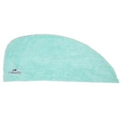 Serviette De Bain Microfibre Douce Pour Cheveux Vert Clair -Nabaiji serviette de bain microfibre douce pour cheveux vert clair 2